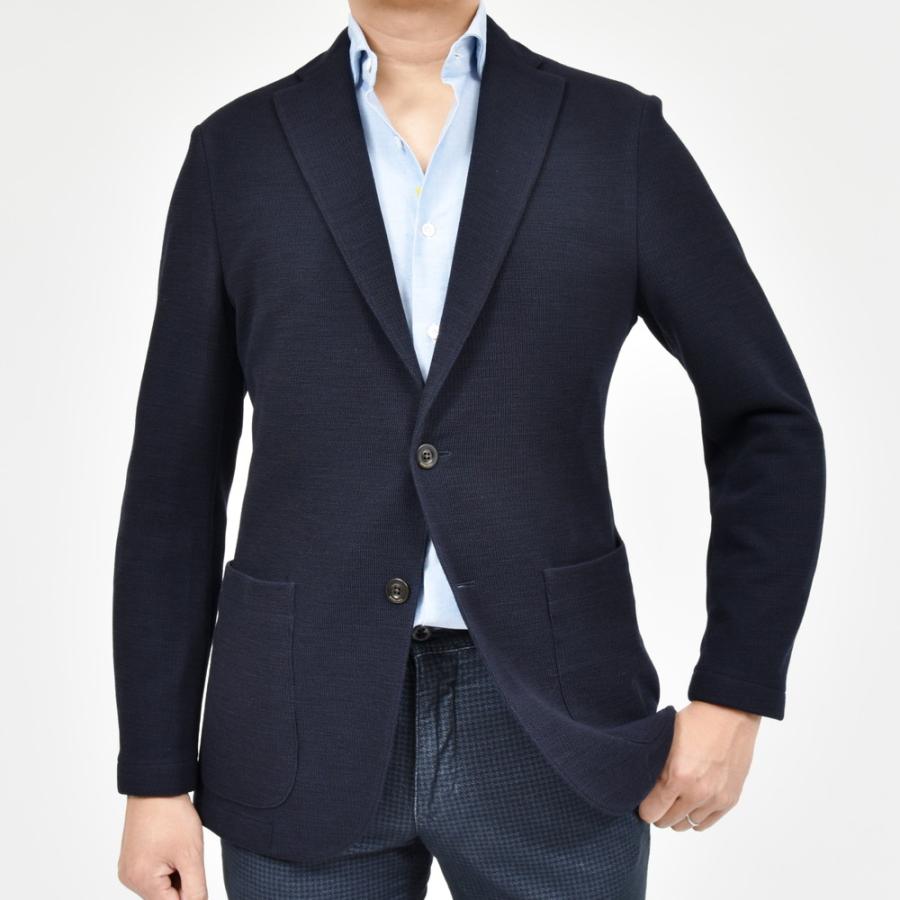 BOGLIOLI（ボリオリ）EMPTY JACKETエンプティジャケット ウールコットンニットジャージ2Bジャケット 0G0166/FA0015 16042000039の画像