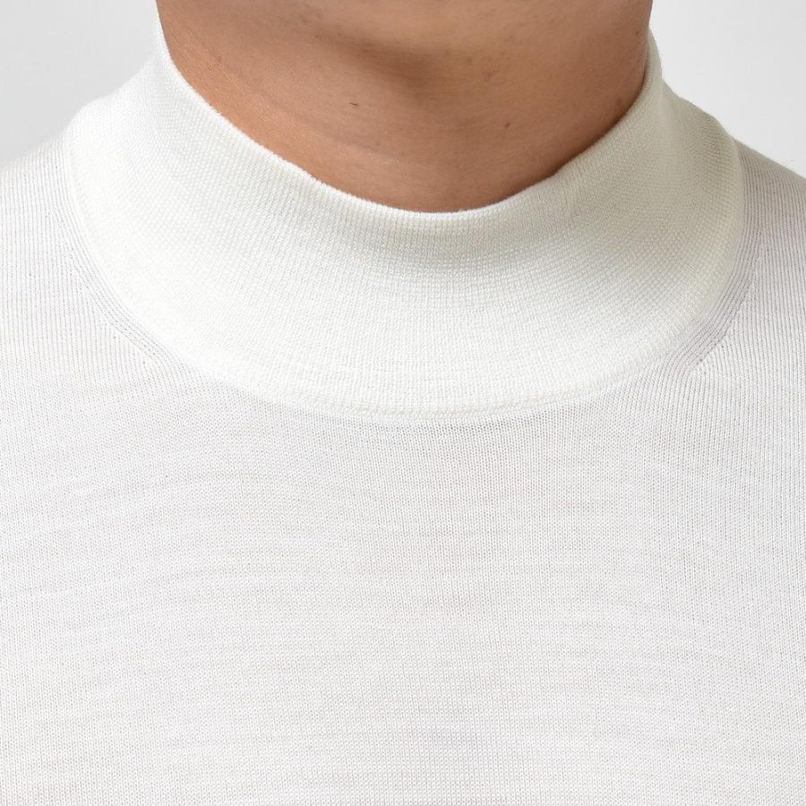 FEDELI（フェデリ）SUPER140'sハイゲージウールモックネックニット