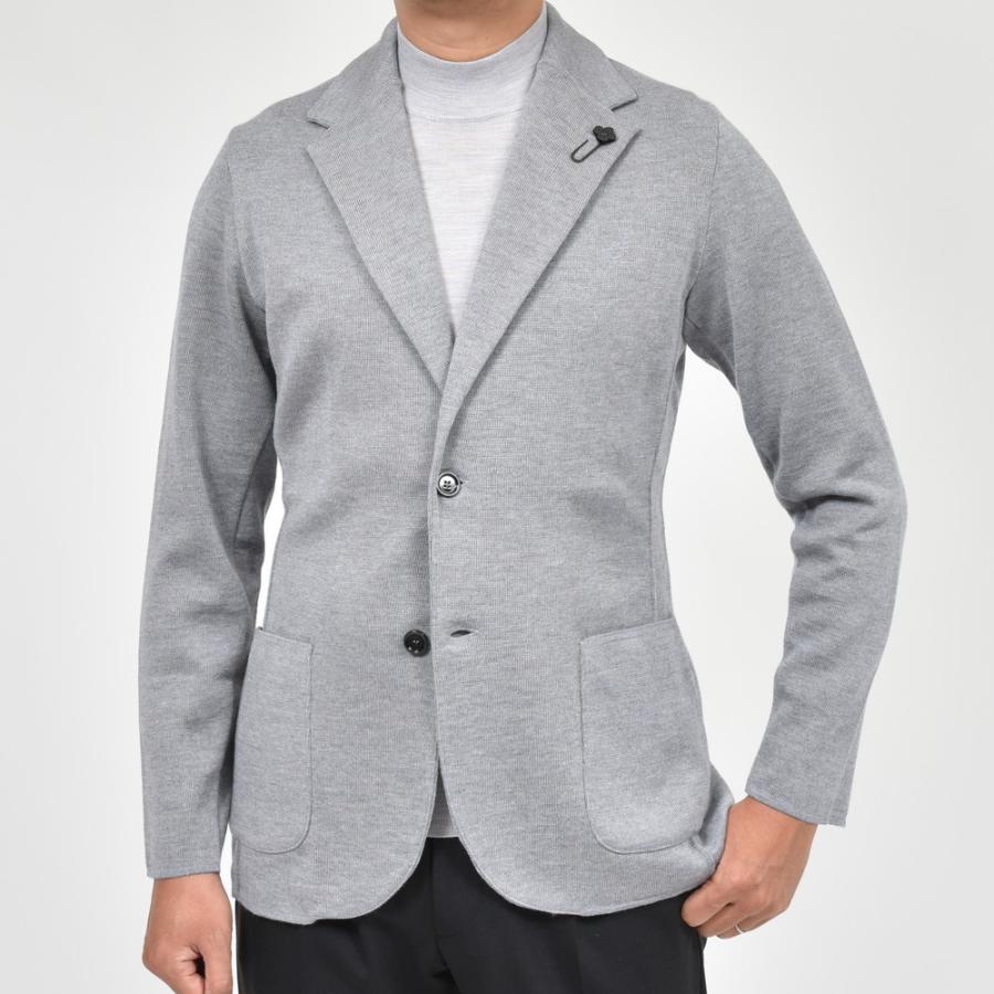 LARDINI（ラルディーニ）ウールミラノリブニットジャケット JALJM56