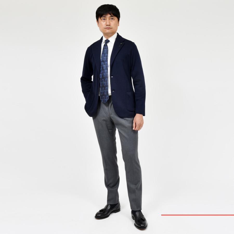 LARDINI（ラルディーニ）ウールミラノリブニットジャケット