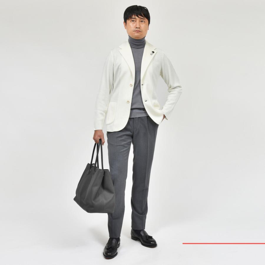 LARDINI（ラルディーニ）ウールミラノリブニットジャケット JALJM56
