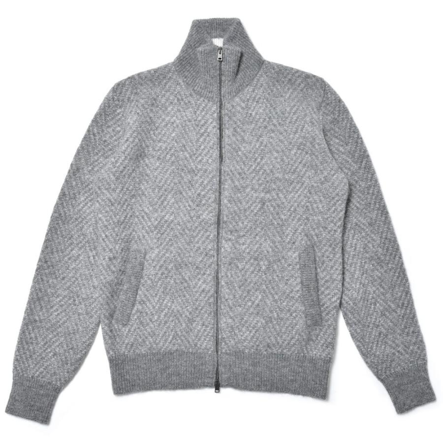 HERNO（ヘルノ）RESORTリゾート アルパカウールナイロンヘリンボーン