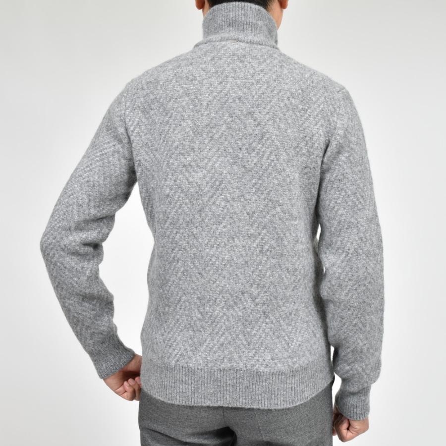 HERNO（ヘルノ）RESORTリゾート アルパカウールナイロンヘリンボーン