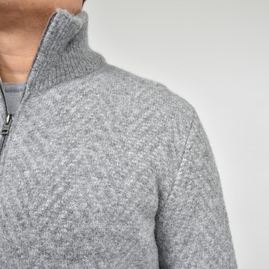 HERNO（ヘルノ）RESORTリゾート アルパカウールナイロンヘリンボーン