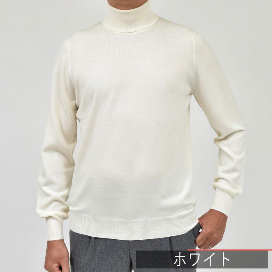 美品 グランサッソ 24年 12ゲージタートルネックニット プルオーバー