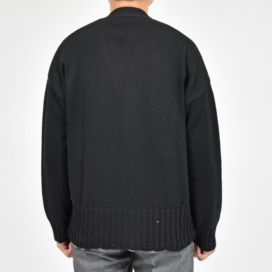 MARNI（マルニ）コットンダメージニットカーディガン CDMG0136Q0 UFC652 16042400138の画像