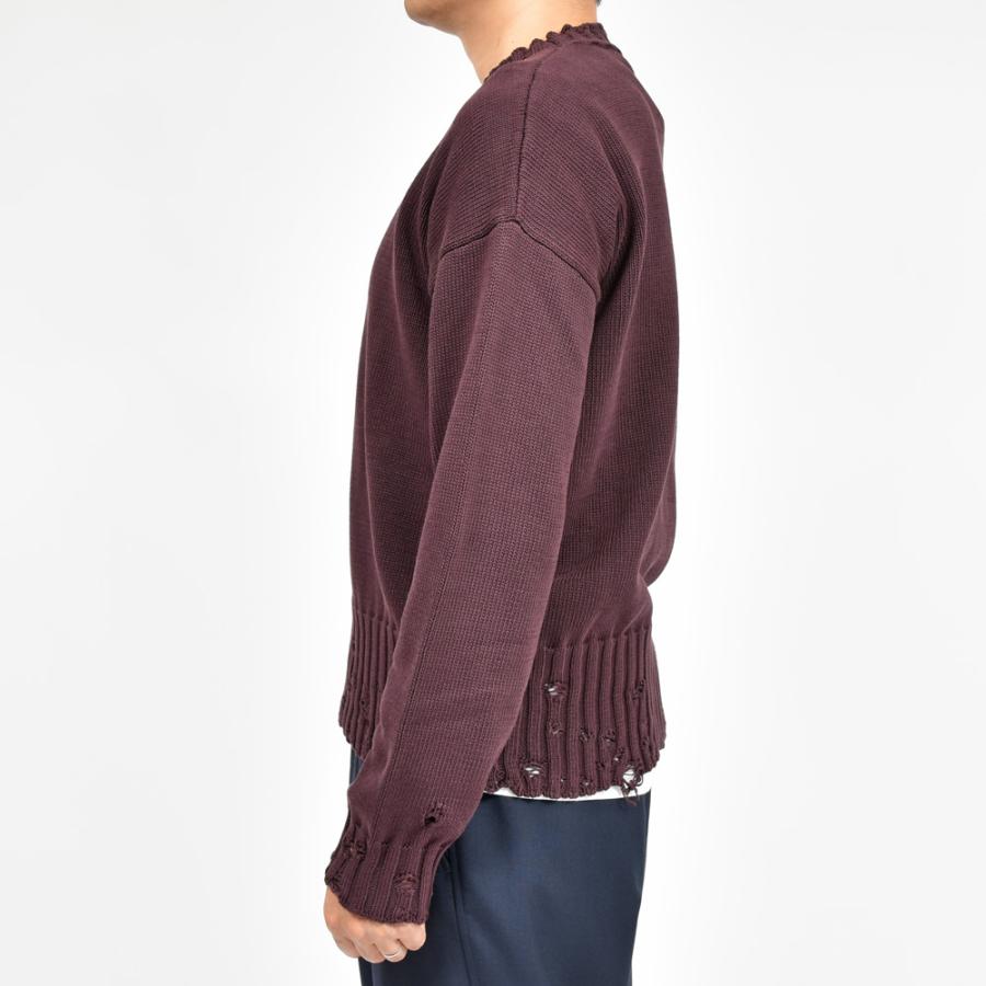 MARNI（マルニ）コットンダメージクルーネックニット GCMG0210A0 UFC652 16042401138 |  | 04