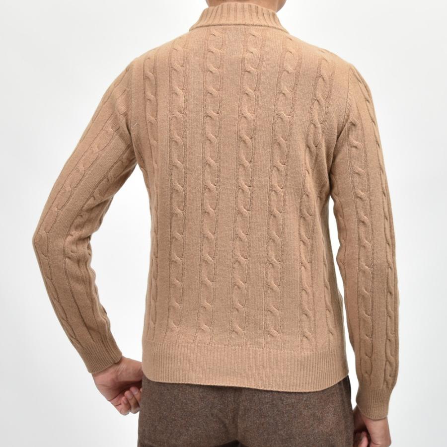 MILA SCHON MILANO（ミラ ショーン ミラノ）7ゲージウールカシミアケーブルモックネックニット 277-501 16046004052 |  | 02