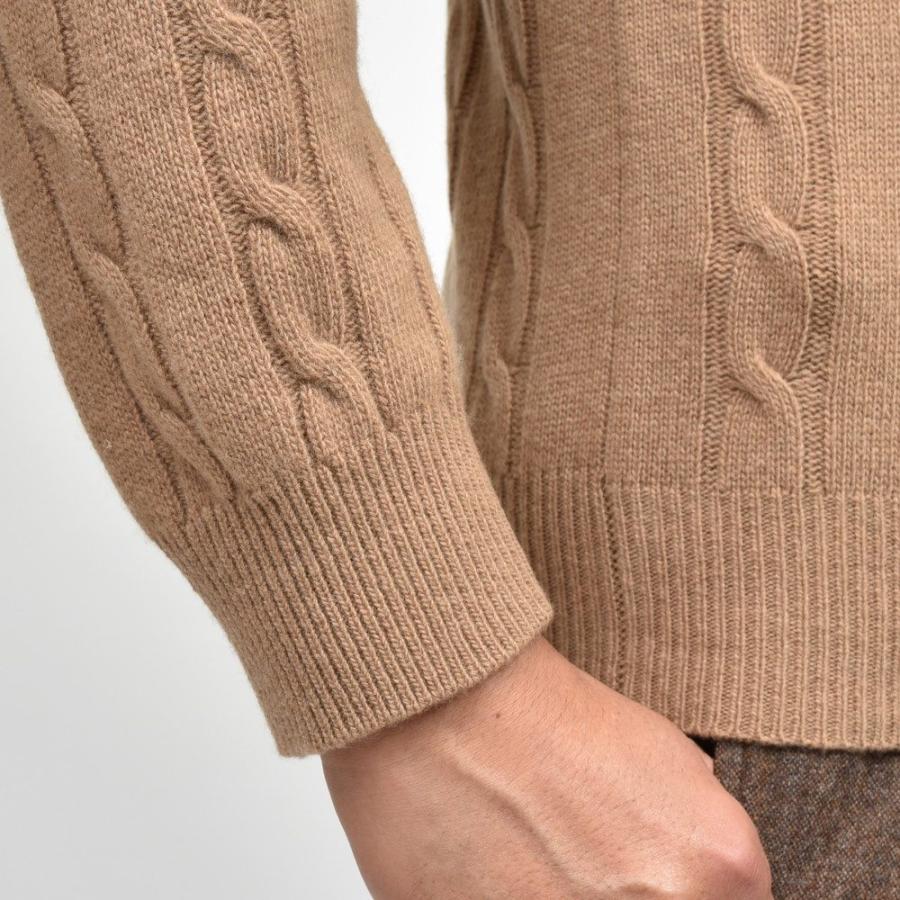 MILA SCHON MILANO（ミラ ショーン ミラノ）7ゲージウールカシミアケーブルモックネックニット 277-501 16046004052 |  | 05