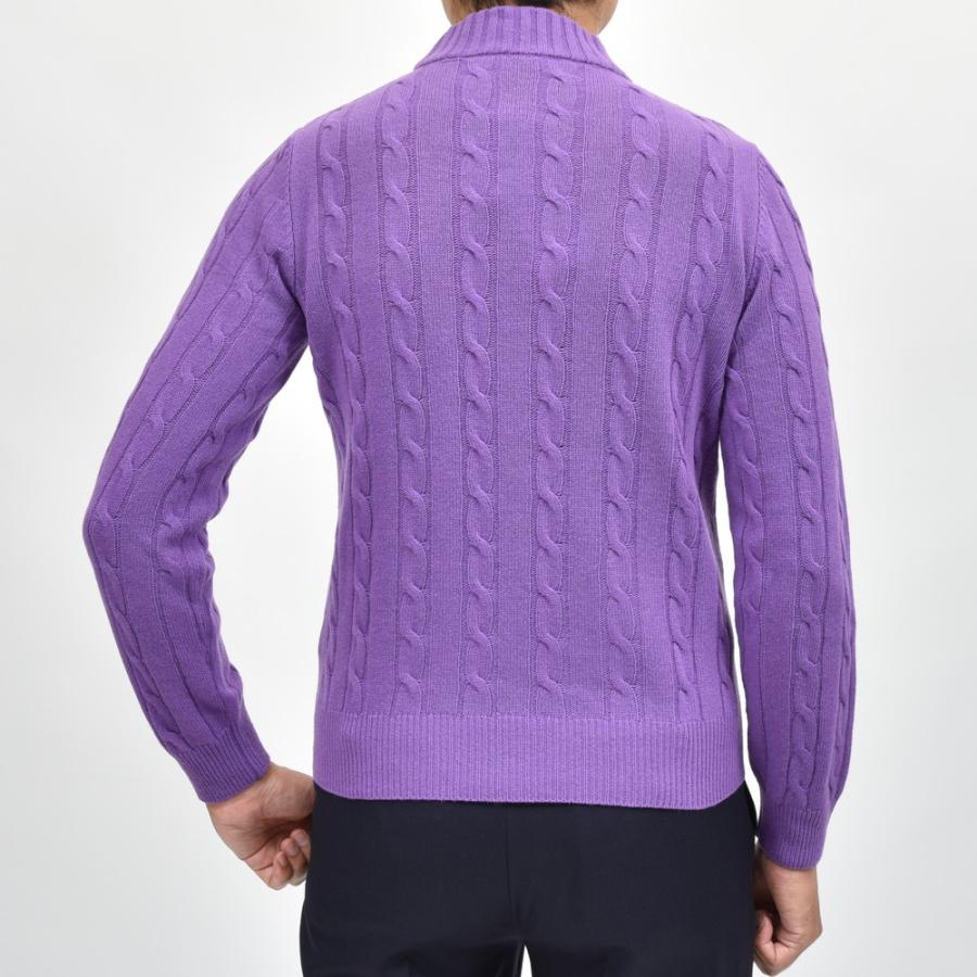 MILA SCHON MILANO（ミラ ショーン ミラノ）7ゲージウールカシミアケーブルモックネックニット 277-501 16046004052 |  | 07