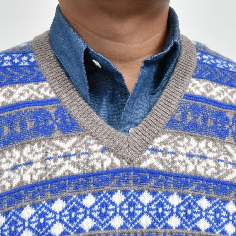 MILA SCHON MILANO（ミラ ショーン ミラノ）ウールカシミアフェアアイルベスト 277-502 16046005052 |  | 03