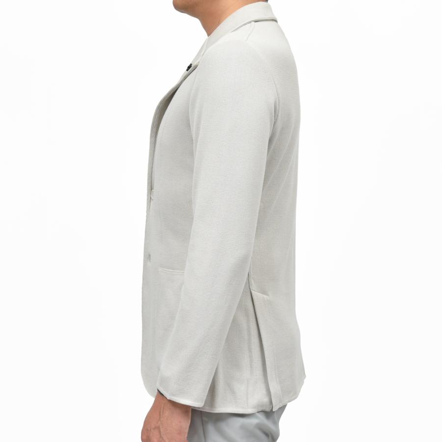 LARDINI（ラルディーニ）オーガニックコットンミラノリブニットジャケット JALJM56/ES64000 16051000109の画像