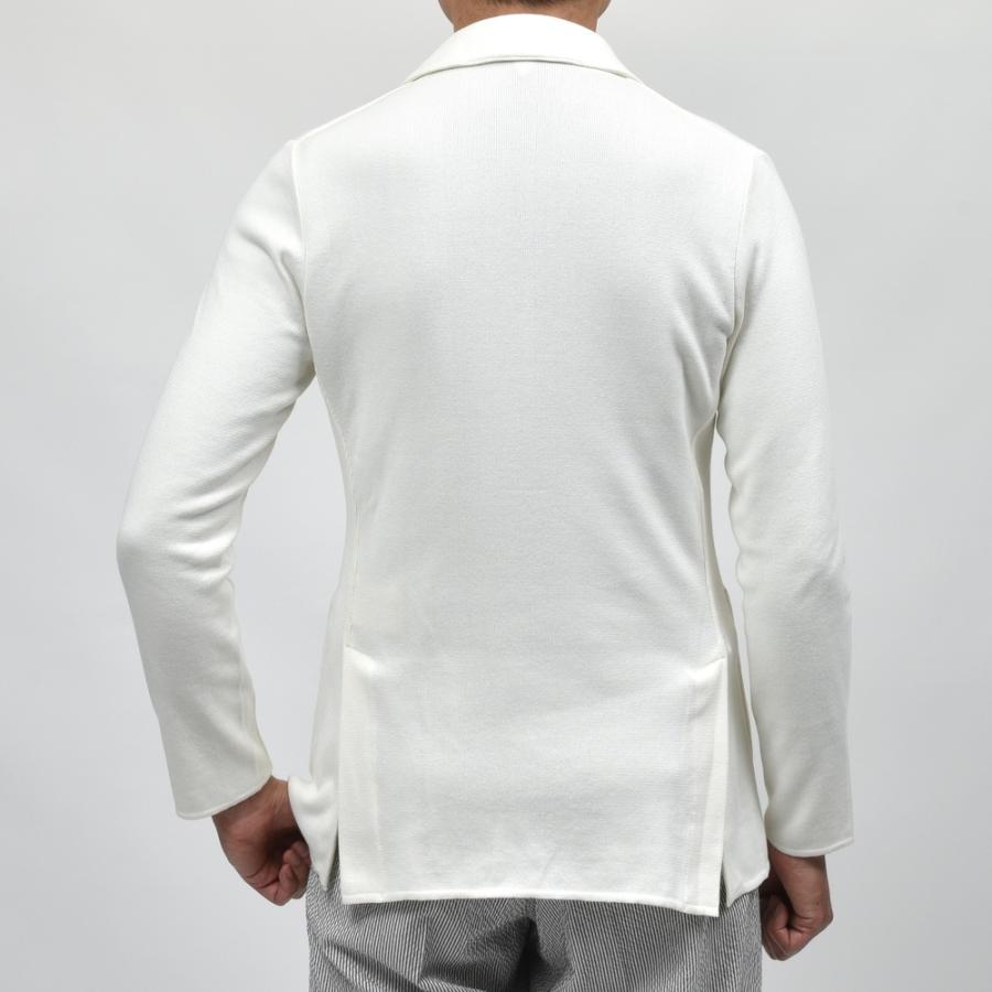 LARDINI（ラルディーニ）オーガニックコットンミラノリブニットジャケット ALJM56000 16051600109の画像