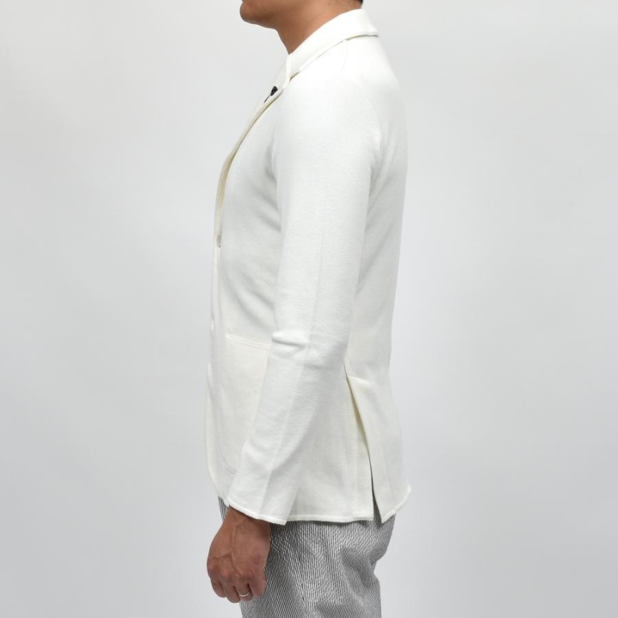 LARDINI（ラルディーニ）オーガニックコットンミラノリブニットジャケット ALJM56000 16051600109の画像