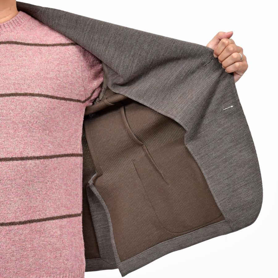 BOGLIOLI（ボリオリ）EMPTY JACKETエンプティジャケット ウールコットンニットジャージ2Bジャケット 0G0166/FA0015 16052000039の画像