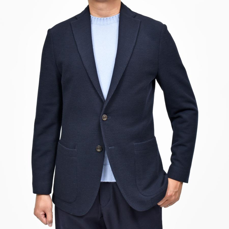 BOGLIOLI（ボリオリ）EMPTY JACKETエンプティジャケット ウールコットンニットジャージ2Bジャケット 0G0166/FA0015 16052000039の画像