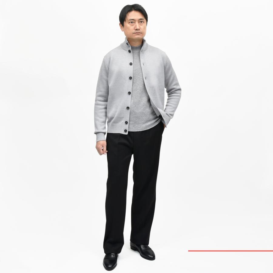 ZANONE（ザノーネ）5ゲージウールスタンドカラーニットカーディガン CHIOTO/SLIM FIT/810130/ZR229/45602 16052000052の画像