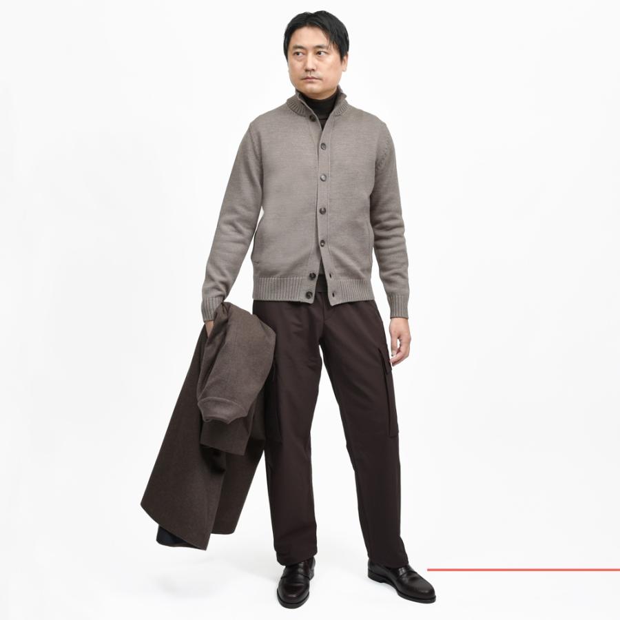 ZANONE（ザノーネ）5ゲージウールスタンドカラーニットカーディガン CHIOTO/SLIM FIT/810130/ZR229/45602 16052000052の画像