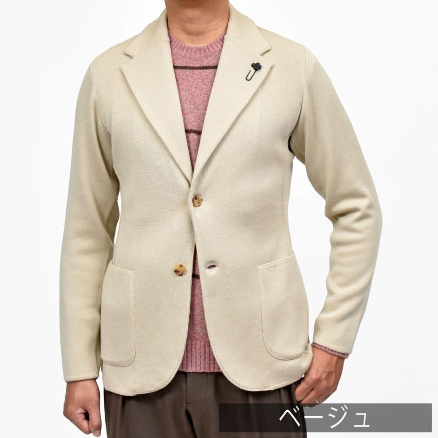 LARDINI（ラルディーニ）ウールミラノリブニットジャケット CNCJLJM56/CN65000 16052000109の画像