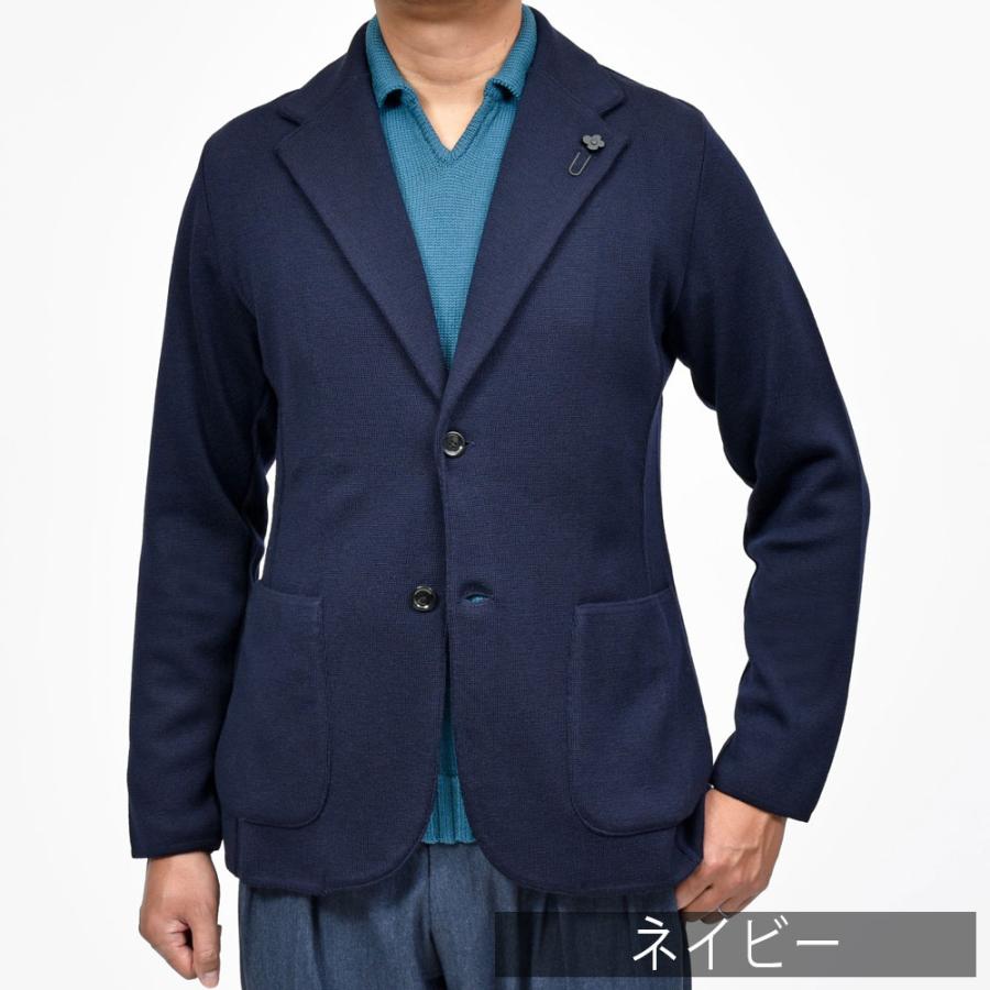 LARDINI（ラルディーニ）ウールミラノリブニットジャケット CNCJLJM56/CN65000 16052000109の画像