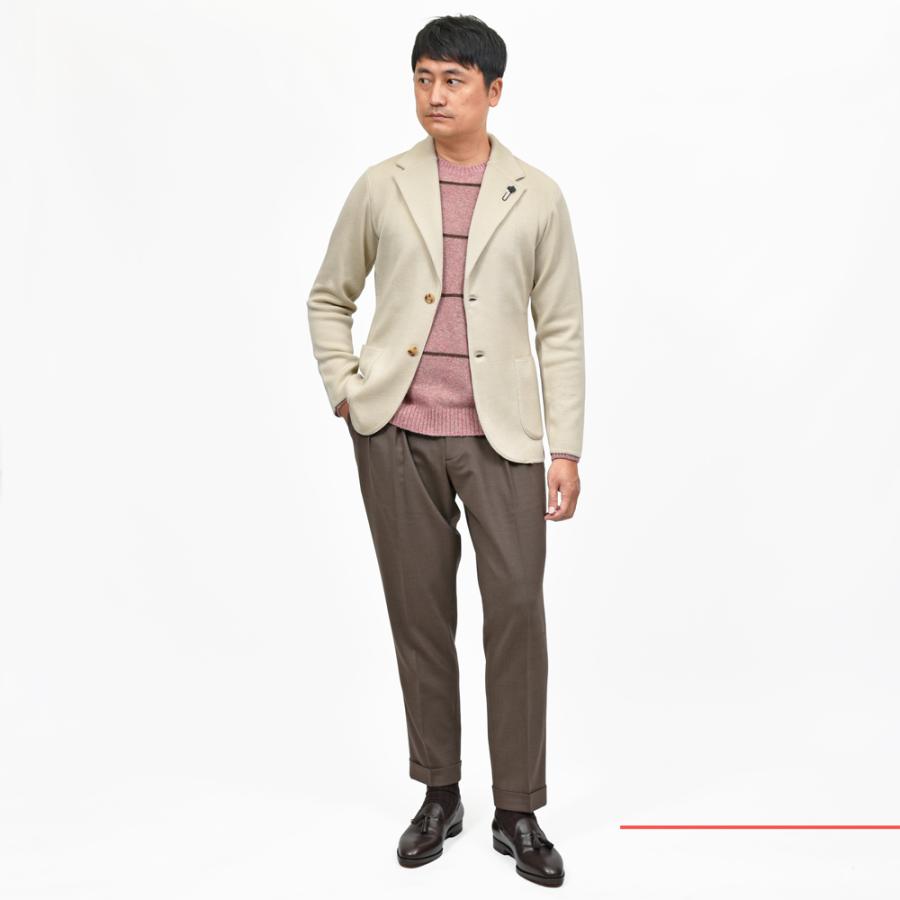 LARDINI（ラルディーニ）ウールミラノリブニットジャケット CNCJLJM56/CN65000 16052000109の画像