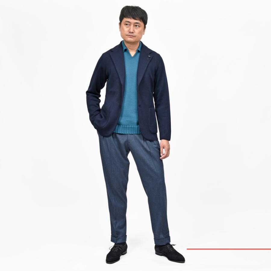 LARDINI（ラルディーニ）ウールミラノリブニットジャケット CNCJLJM56/CN65000 16052000109の画像