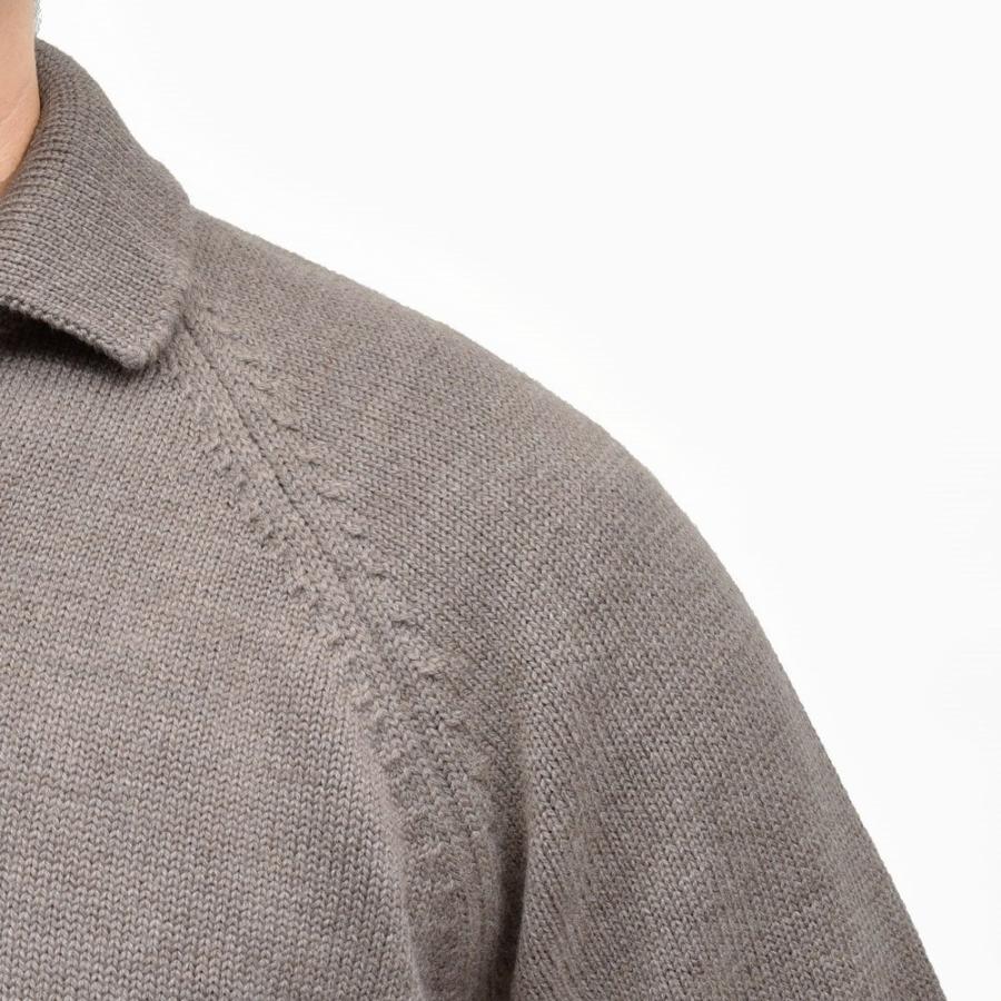 ZANONE（ザノーネ）5ゲージウールスキッパーニットポロ SLIM FIT/472-45420 16052001052の画像