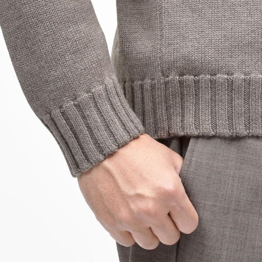 ZANONE（ザノーネ）5ゲージウールスキッパーニットポロ SLIM FIT/472-45420 16052001052の画像