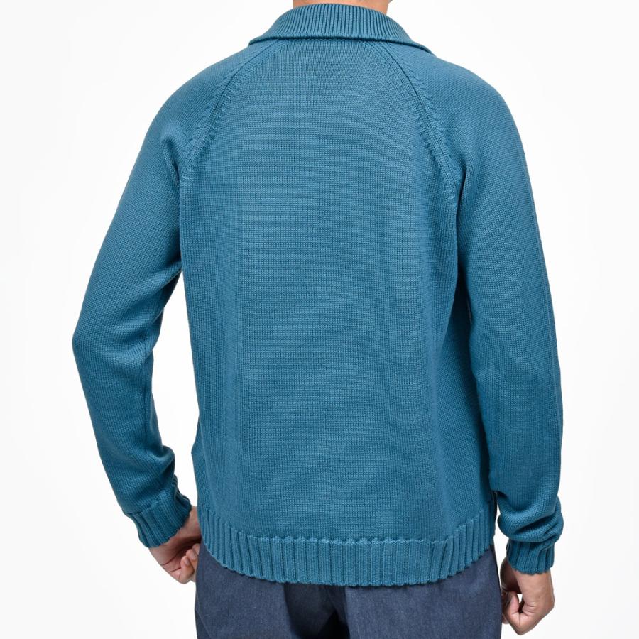 ZANONE（ザノーネ）5ゲージウールスキッパーニットポロ SLIM FIT/472-45420 16052001052の画像
