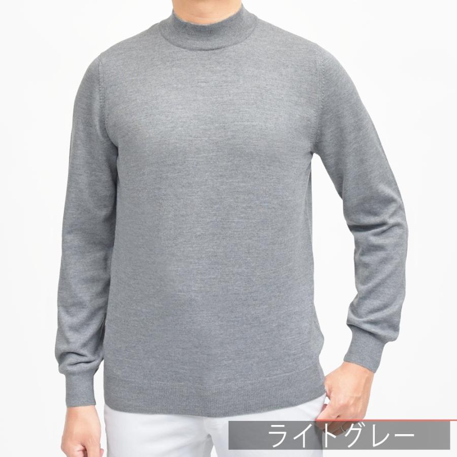 未使用✨グランサッソ 現行 モックネック ウールニット 12ゲージ 茶 44 GRAN SASSO（グランサッソ）12ゲージウールモックネックニット 55108
