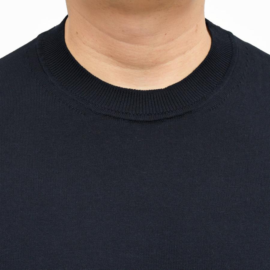 JACOB COHEN（ヤコブコーエン）コットンクルーネックニット 226-35306 16055002052の画像