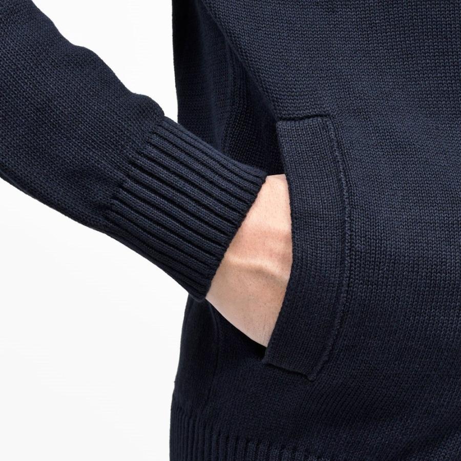 ZANONE（ザノーネ）7ゲージリネンコットンスタンドカラーニットカーディガン CHIOTO/SLIM FIT/810150/Z1337/55601 16061000052の画像