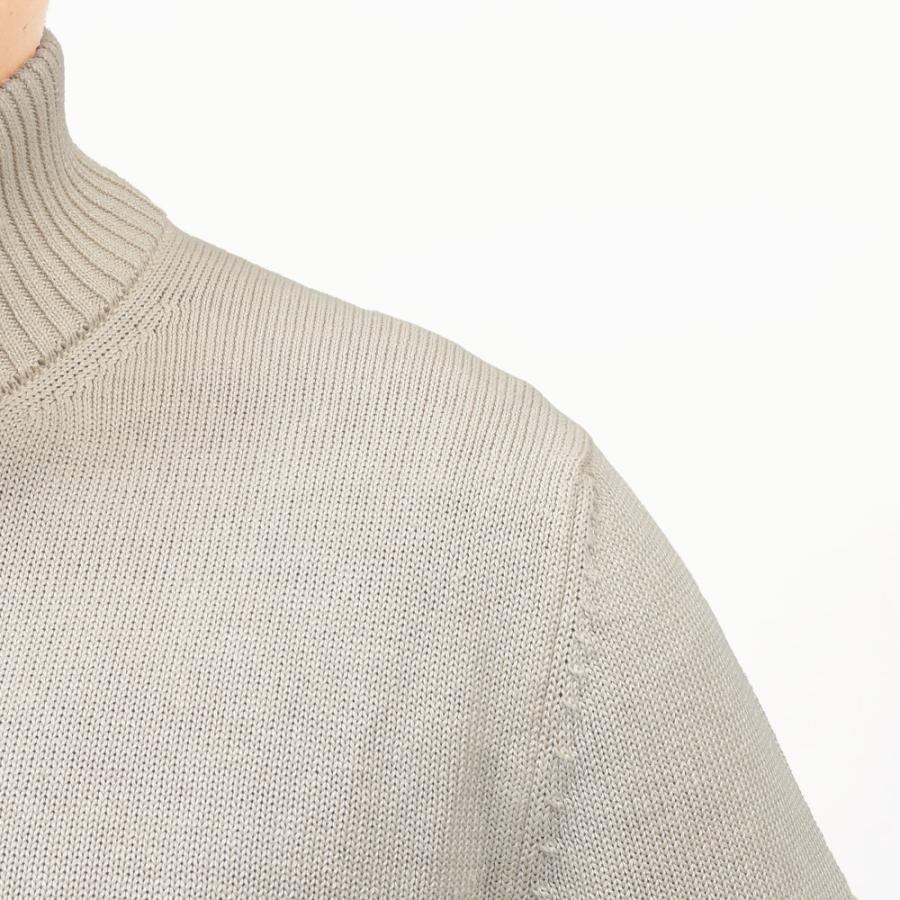 ZANONE（ザノーネ）7ゲージリネンコットンスタンドカラーニットカーディガン CHIOTO/SLIM FIT/810150/Z1337/55601 16061000052の画像