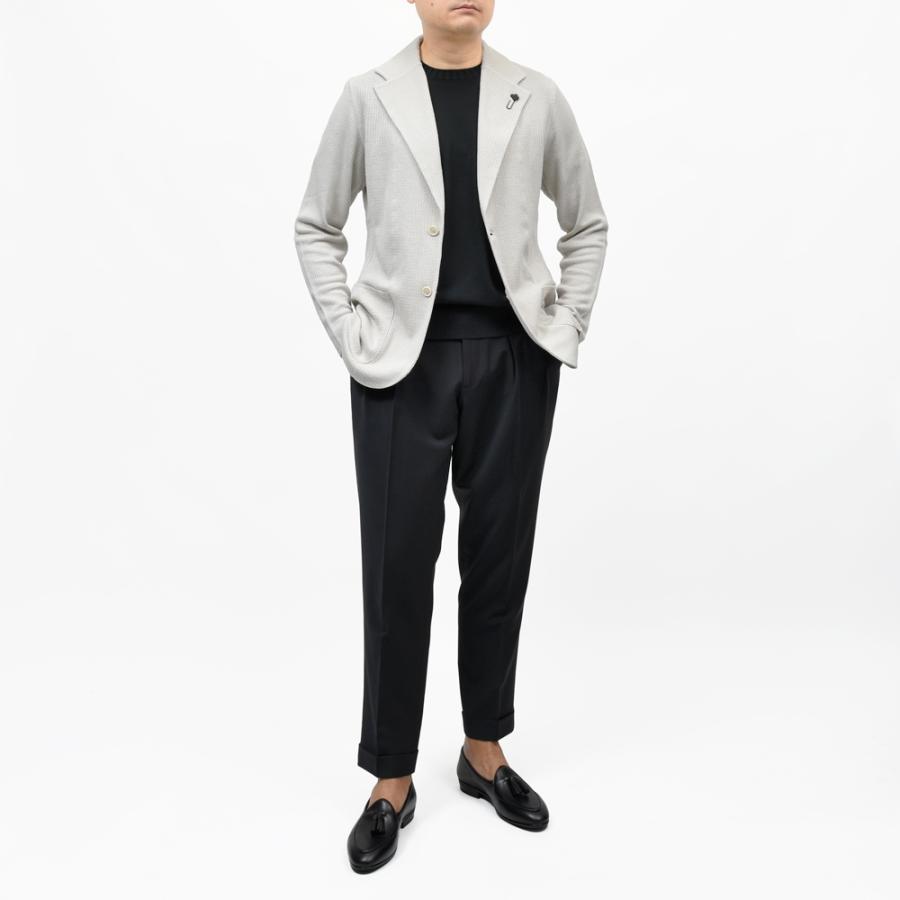 LARDINI（ラルディーニ）リネンコットンメッシュニットジャケット CNCJLJM56/PA66006 16061005109の画像