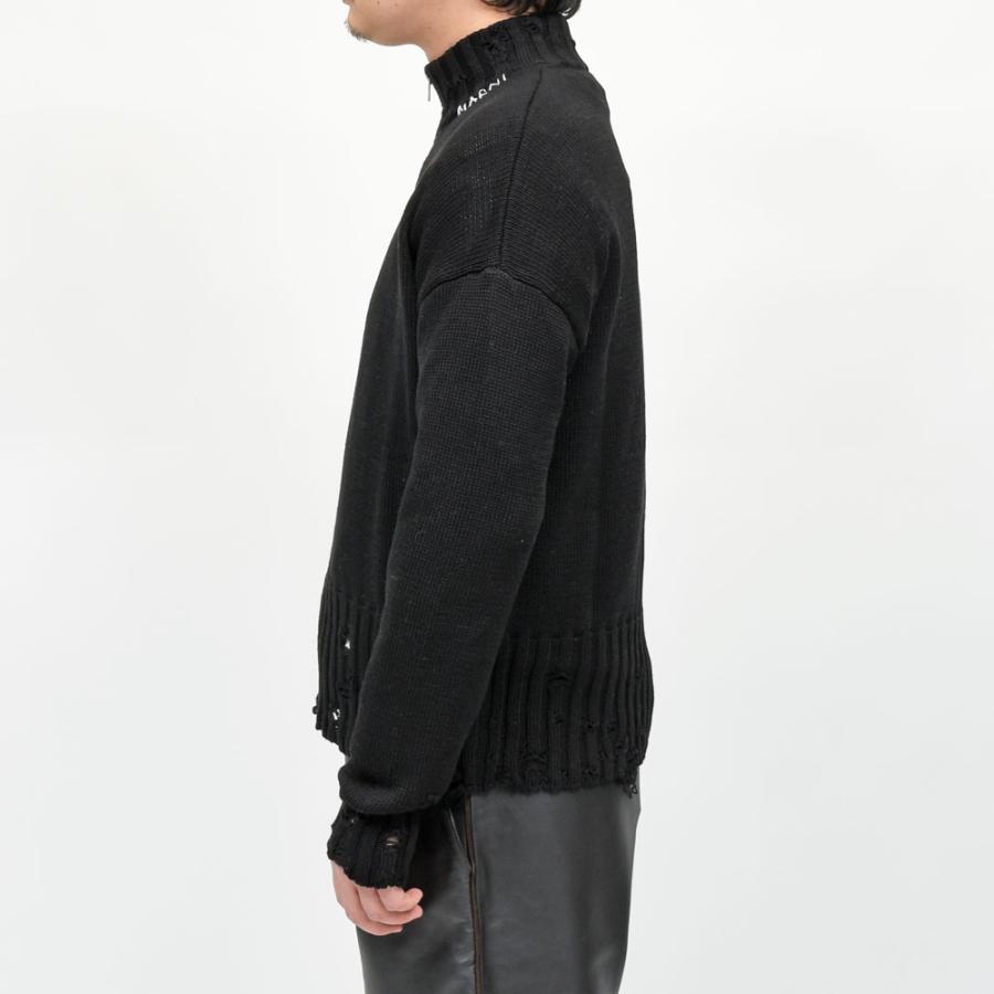 MARNI（マルニ）コットンダメージジップニット CDMG0188A0 UFC652 16061400138の画像