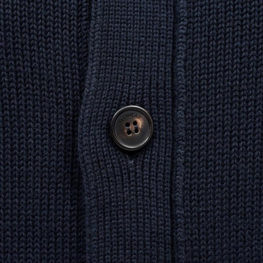 ZANONE（ザノーネ）5ゲージソフトコットンスタンドカラーニットカーディガン CHIOTO/SLIM FIT/810150/ZN392/55602(M) 16065301052の画像