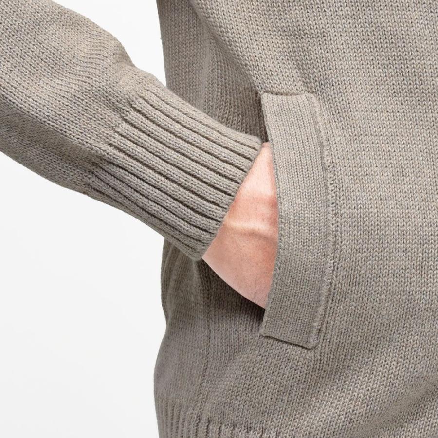 ZANONE（ザノーネ）5ゲージソフトコットンスタンドカラーニットカーディガン CHIOTO/SLIM FIT/810150/ZN392/55602(M) 16065301052の画像