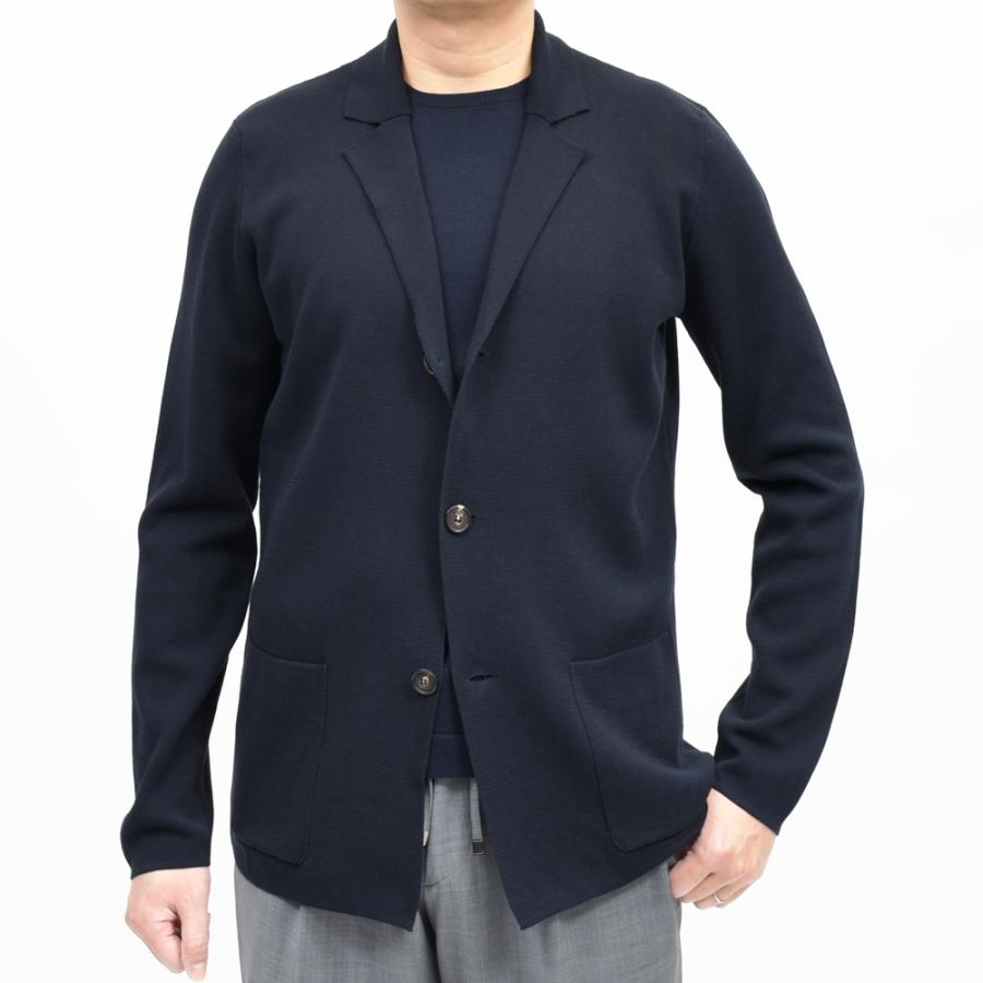 ZANONE（ザノーネ）コットンミラノリブニットジャケット 472-55701(M) 16065302052の画像