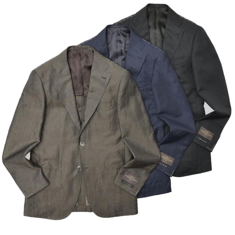 guji（グジ）ウールリネンソリッド3Bジャケット(MADE BY RING JACKET