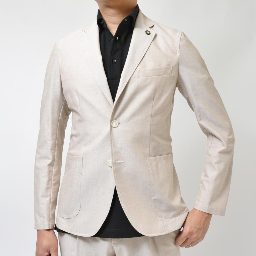 Giannetto（ジャンネット）コットンオックスフォード2Bシャツジャケット CORALLO JACKET/AC146 17021005109｜guji｜03