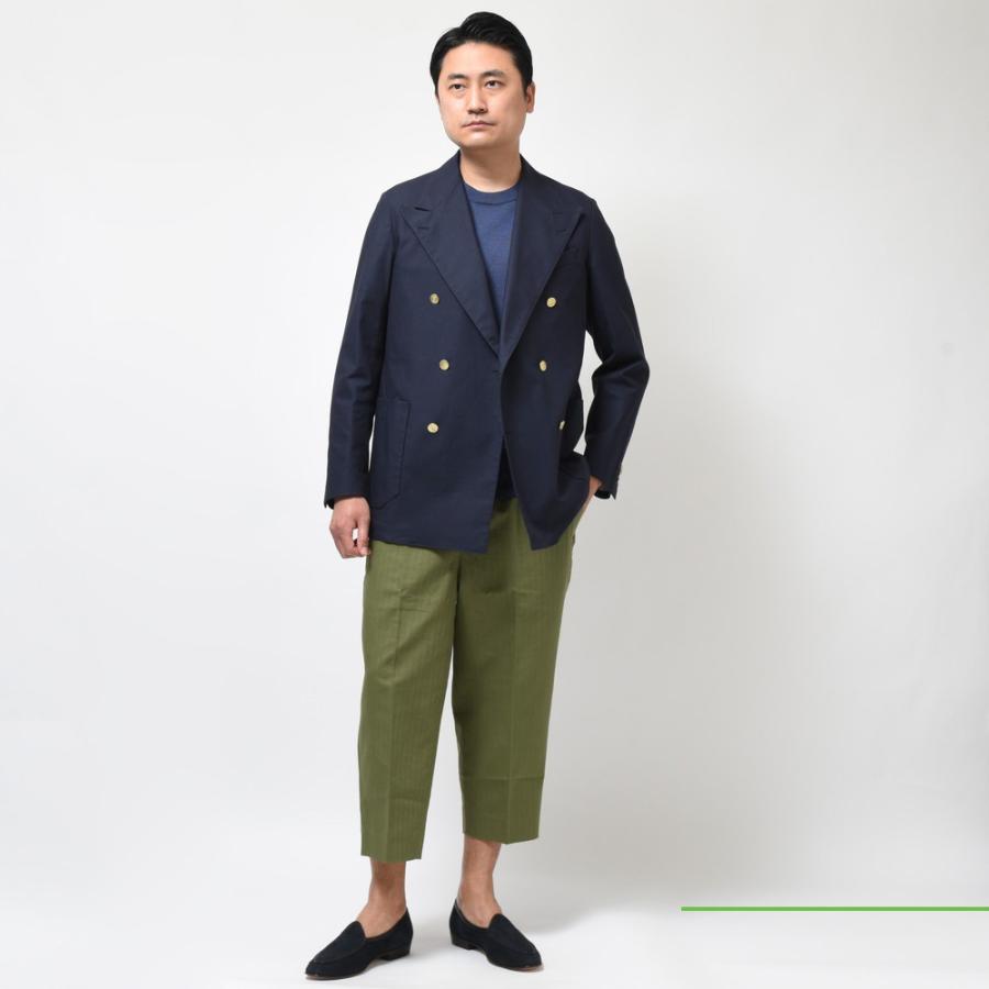 la favola（ラファーヴォラ）コットンパナマ6Bダブルジャケット J12 