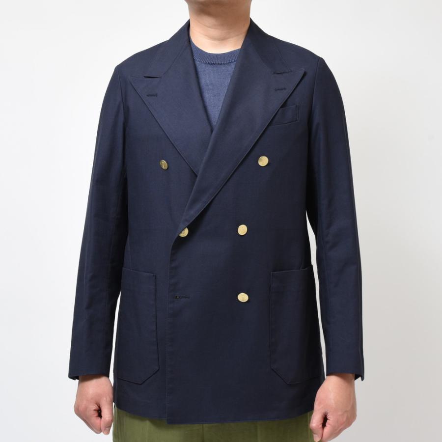 la favola（ラファーヴォラ）コットンパナマ6Bダブルジャケット J12 