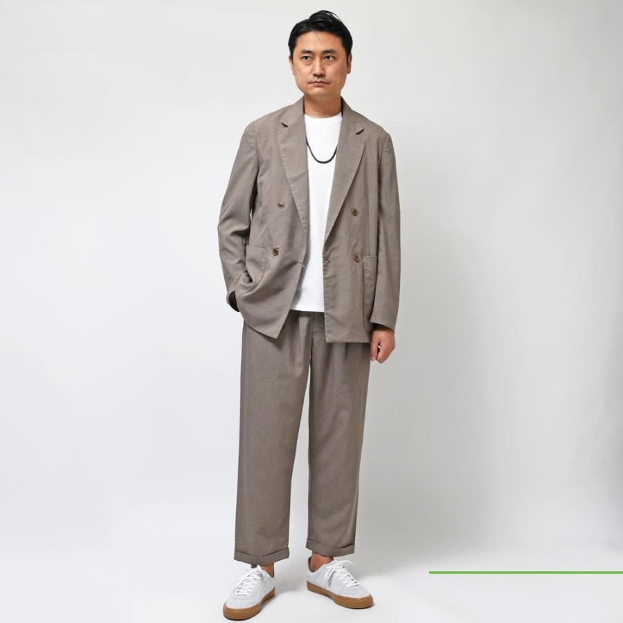 mando（マンド）ポリエステルソリッド4Bダブルジャケット 22293-002 