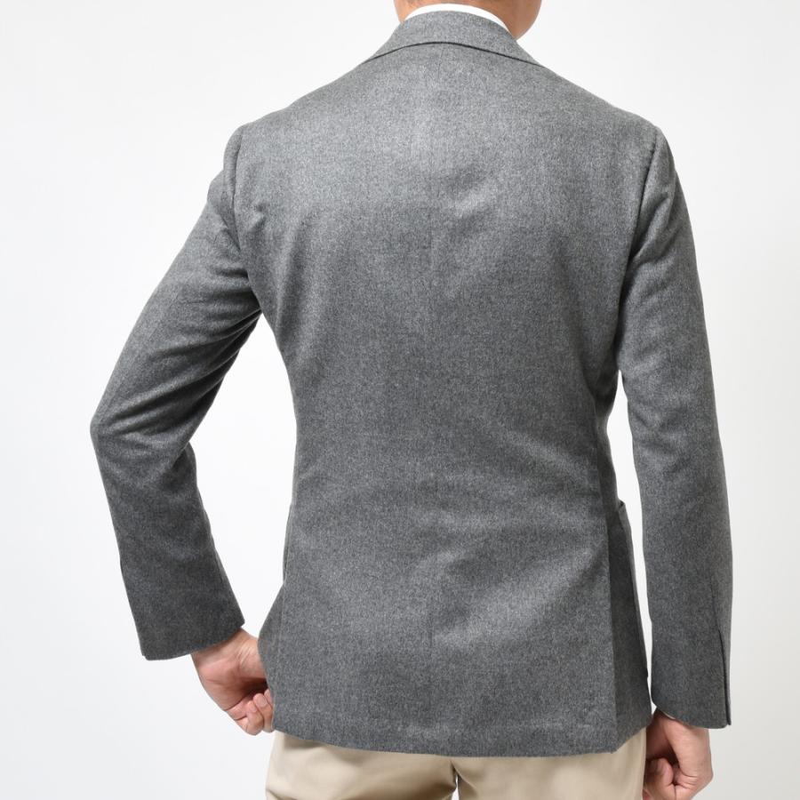 【SALE30％】guji（グジ）カシミアサキソニーソリッド3Bジャケット (MADE BY RING JACKET / LoroPianaファブリック使用)【秋/冬】17022200028の画像