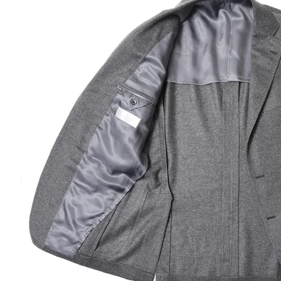 【SALE30％】guji（グジ）カシミアサキソニーソリッド3Bジャケット (MADE BY RING JACKET / LoroPianaファブリック使用)【秋/冬】17022200028の画像