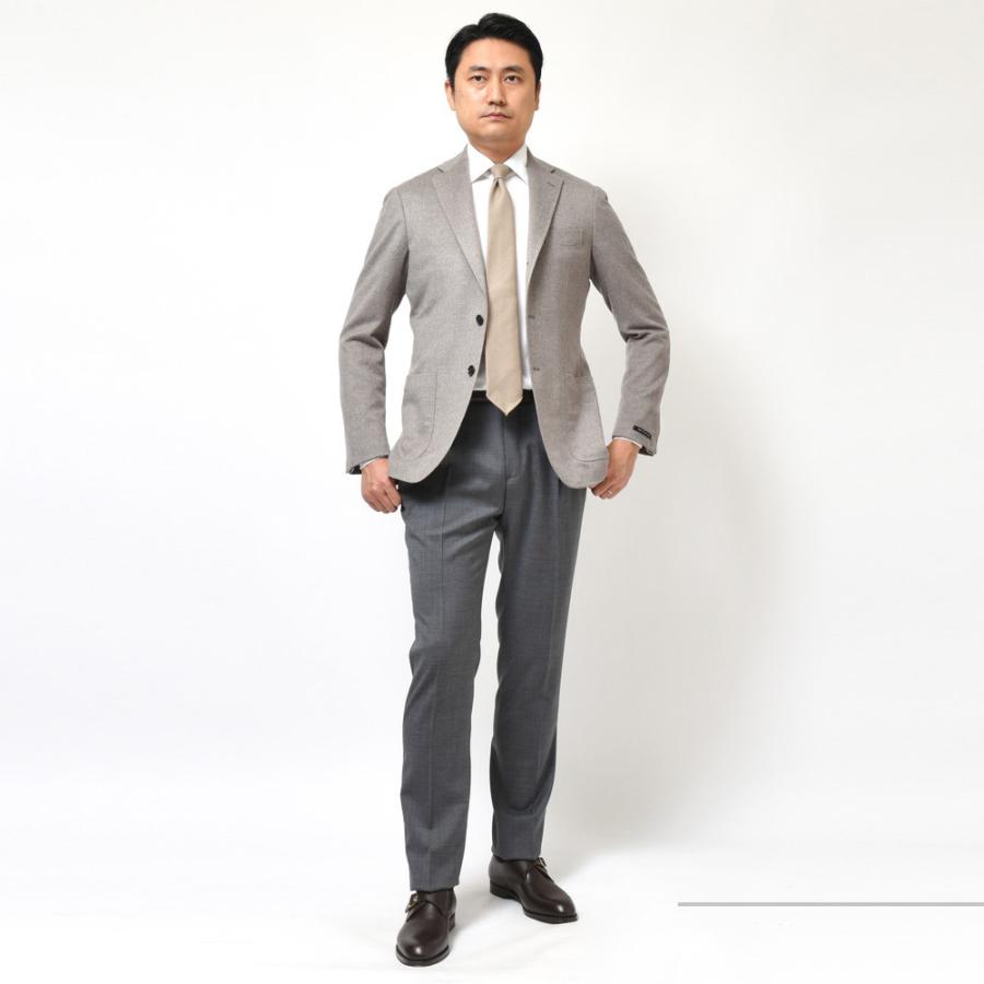 【SALE30％】guji（グジ）カシミアサキソニーソリッド3Bジャケット (MADE BY RING JACKET / LoroPianaファブリック使用)【秋/冬】17022200028の画像