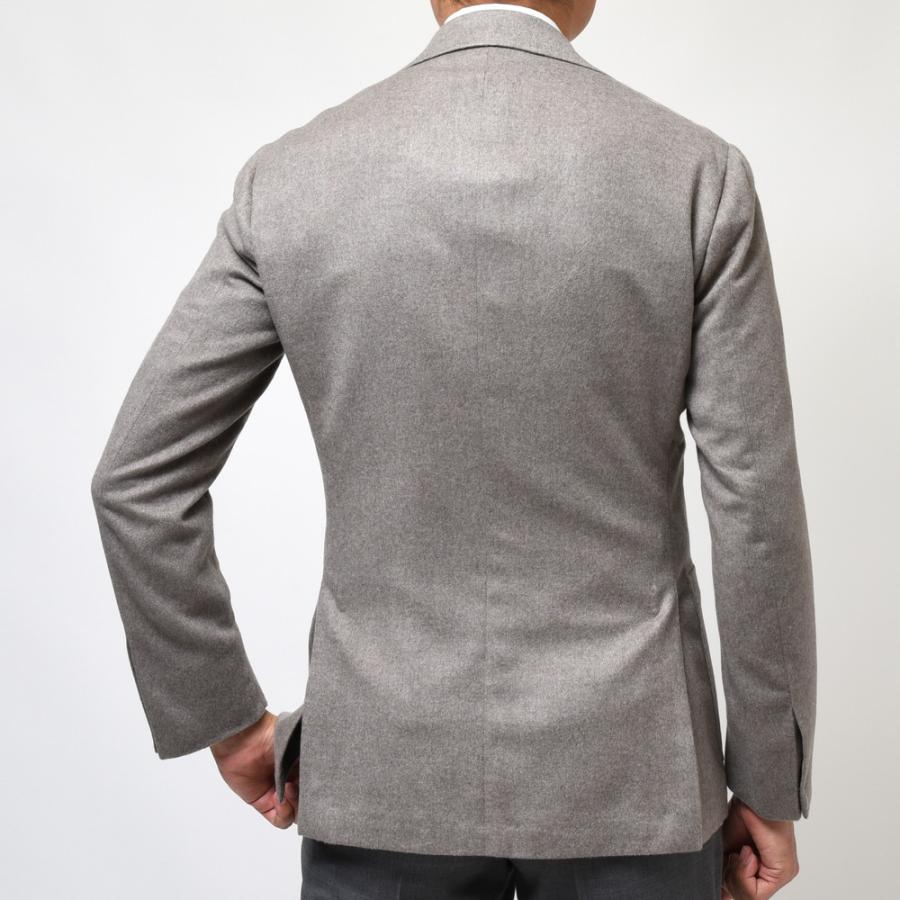 【SALE30％】guji（グジ）カシミアサキソニーソリッド3Bジャケット (MADE BY RING JACKET / LoroPianaファブリック使用)【秋/冬】17022200028の画像
