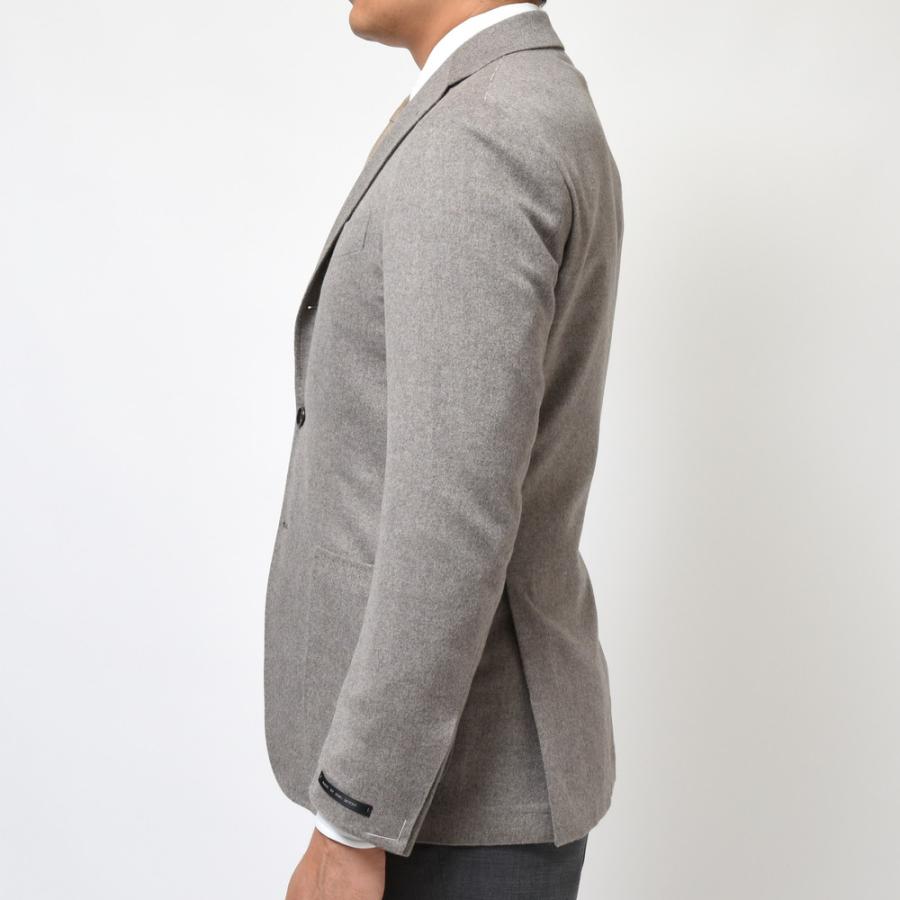【SALE30％】guji（グジ）カシミアサキソニーソリッド3Bジャケット (MADE BY RING JACKET / LoroPianaファブリック使用)【秋/冬】17022200028の画像