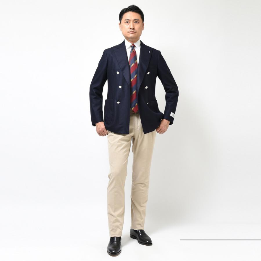 Belvest（ベルベスト）SUPER100'sウールサキソニーソリッド6Bダブル