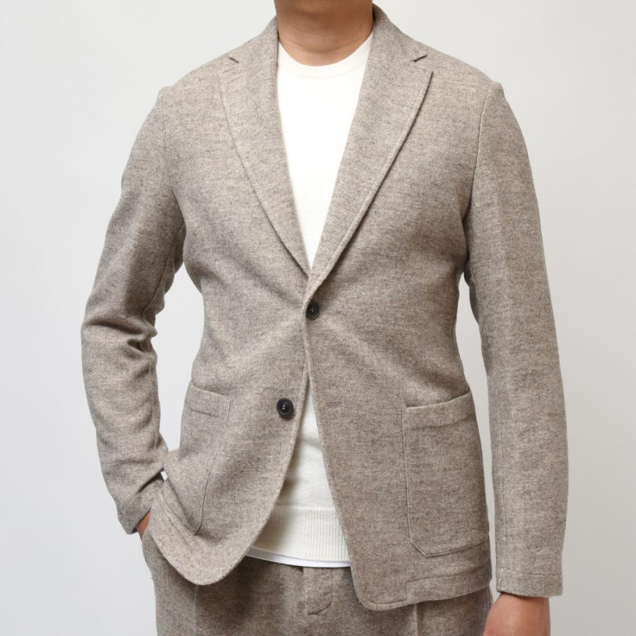 T-JACKET（ティージャケット）ウールコットンメランジフランネルジャージ2Bジャケット 70210007 17026000065 |  | 02